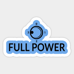 fullpower Sticker